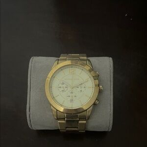 Michael Kors Gold Chronograph Watch